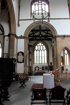 Wells St Cuthbert - Nave Cross Section
